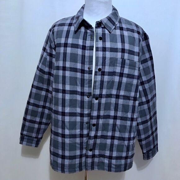And Now This NWT Plaid Shirt Jacket Men XL - Picture 8 of 13